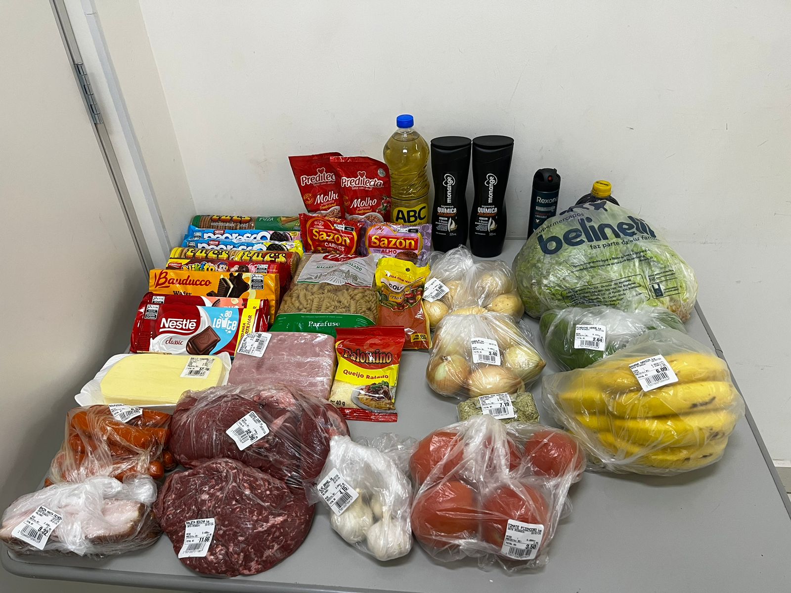 Produtos apreendidos 